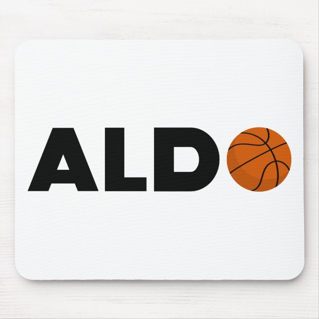 Aldo Basketball Mouse Mat (Front)