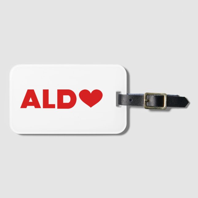 Aldo Love Luggage Tag (Front Horizontal)