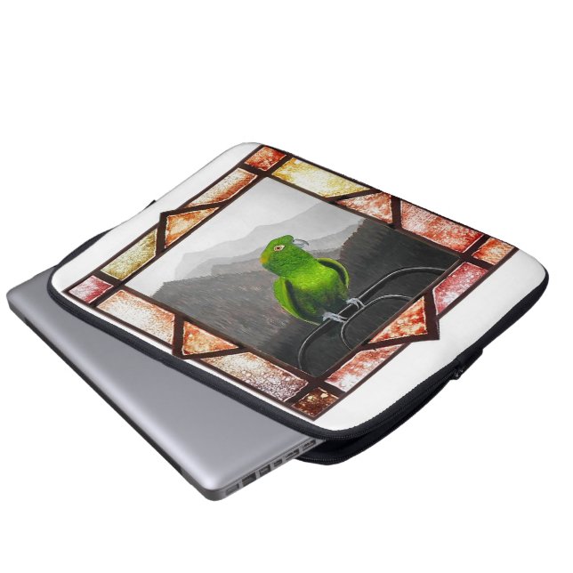 Aldo My Amazon Parrot Laptop Sleeve (Front Bottom)