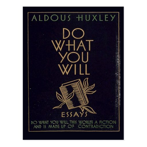 Image of Aldous Huxley Book Postcard