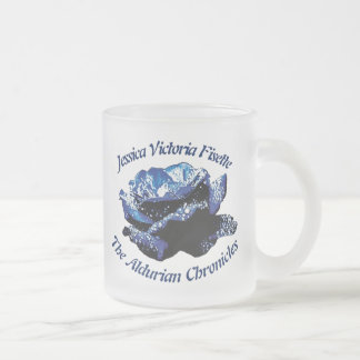 Aldurian Rose Frosted Glass Mug