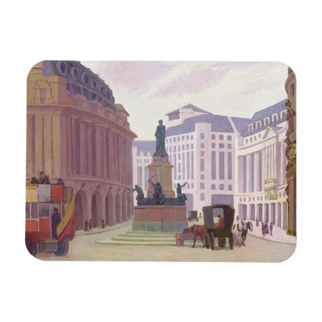 Aldwych (oil on canvas) magnet (Horizontal)