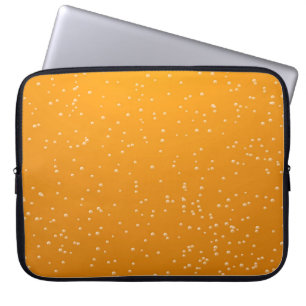 Ale with Tiny Bubbles Background Art Laptop Sleeve