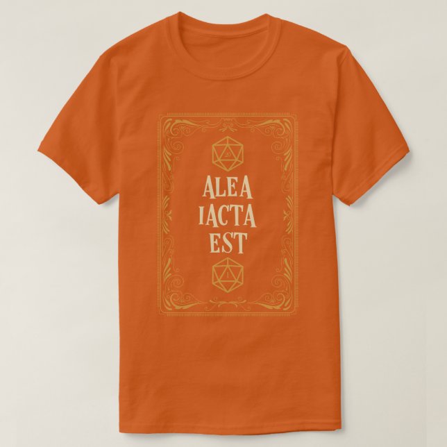 Alea Iacta Est Julius Caesar 2 T-Shirt (Design Front)