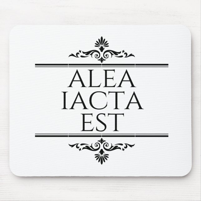 Alea Iacta Est Mouse Mat (Front)