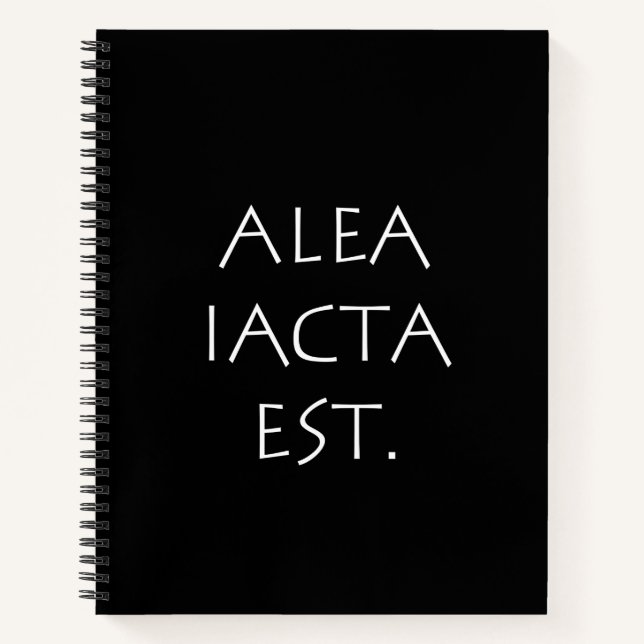 Alea Iacta Est Notebook (Front)