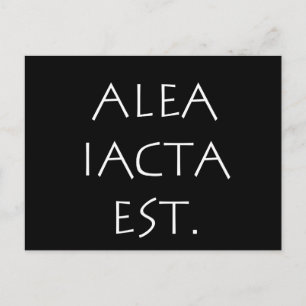 Alea Iacta Est Postcard