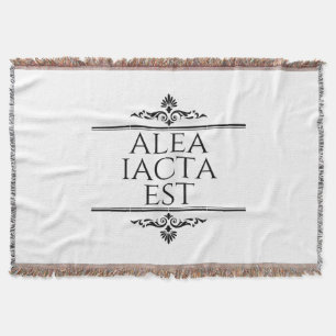 Alea Iacta Est Throw Blanket