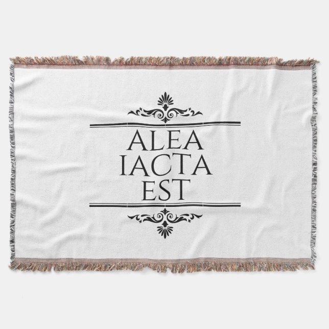 Alea Iacta Est Throw Blanket (Front)