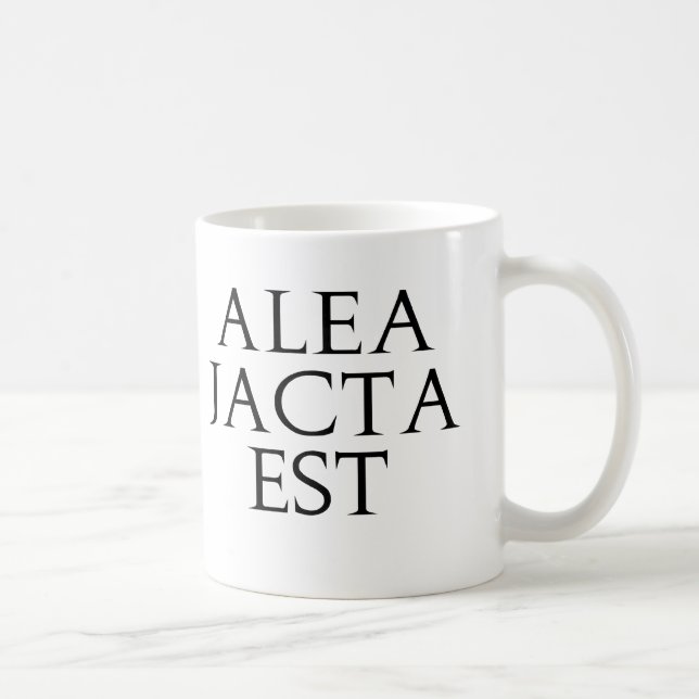 Alea Jacta Est Coffee Mug (Right)