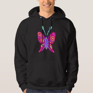 Alebrijes Fantasy Figure Animal Sculpture Butterfl Hoodie