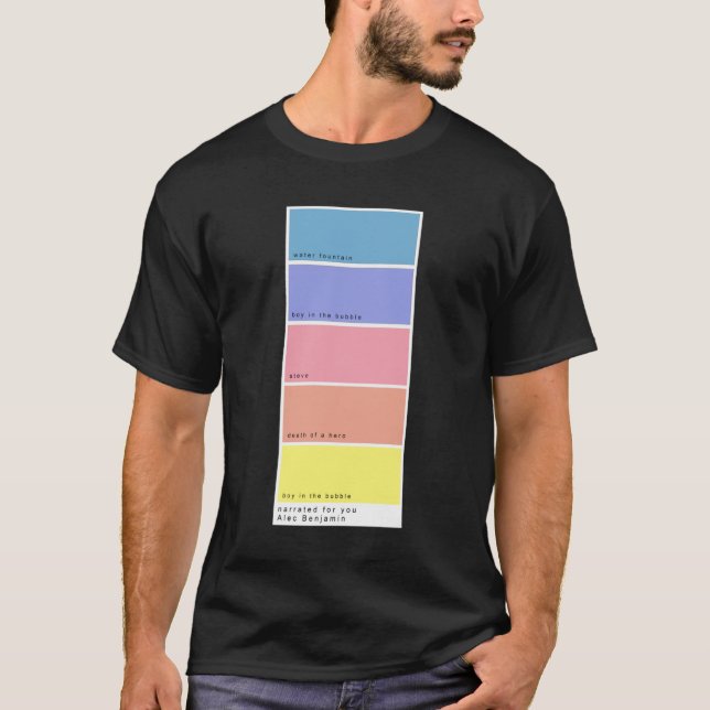 Alec Benjamin Colour T-Shirt (Front)