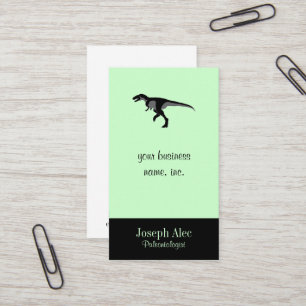 Alectrosaurus Dinosaur Business Card