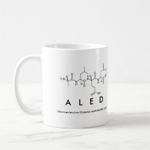 Aled peptide name mug