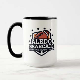 Aledo Bearcat 2018 State Champ "Shield"- 15oz. Mug