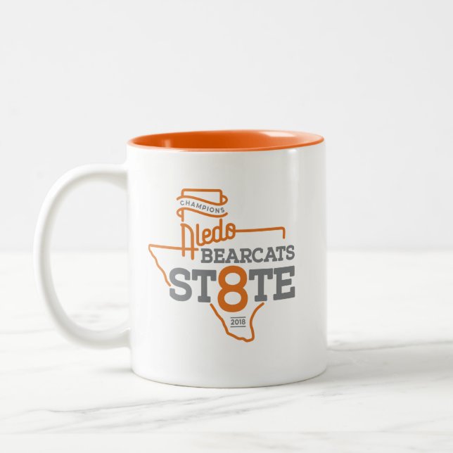 Aledo Bearcat 2018 State Champ "St8te"- 11oz. Mug (Left)