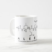 Aleesha peptide name mug (Front Left)
