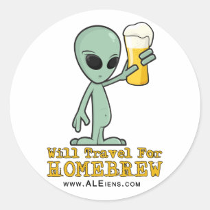 ALEiens Round Stickers