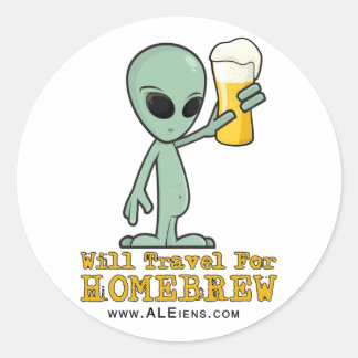 ALEiens Round Stickers