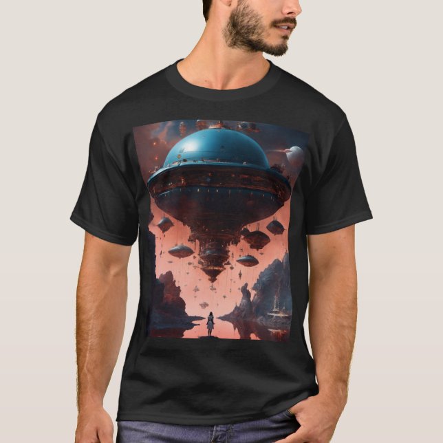 Alein ship T-Shirt (Front)