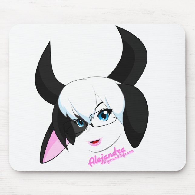 Alejandra "Cow"pad Mouse Mat (Front)