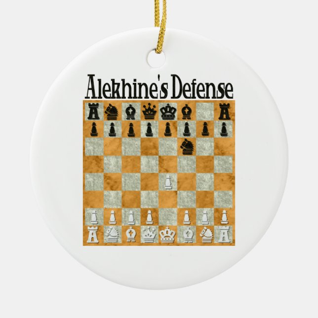 Alekhine's Defence Ornament (Front)