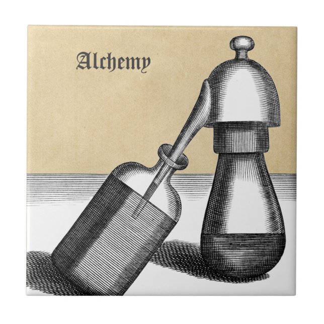 Alembic Flask and Receiver Tile (Front)