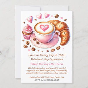 alentine’s Day Cappuccino Invitation
