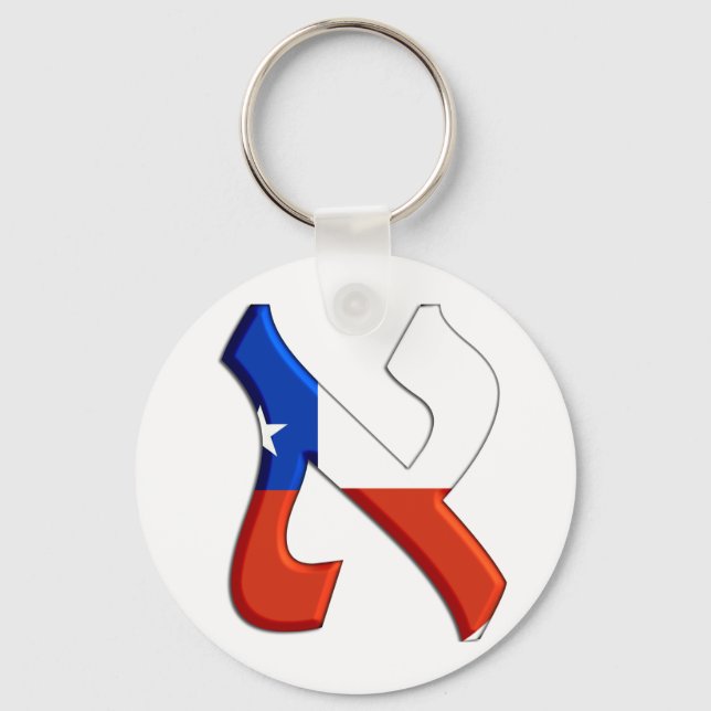 Aleph Chile.png Key Ring (Front)