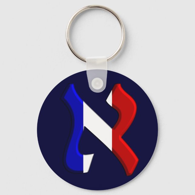 Aleph France.png Key Ring (Front)