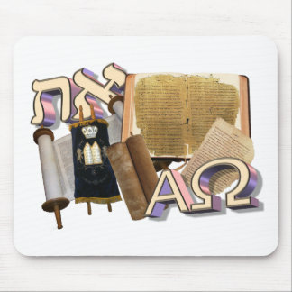 Aleph Tav / Alpha Omega Mouse Mat