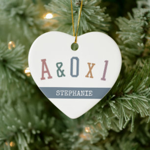 Alert and Orientated to Person A&OX1 Nurse Custom Ceramic Tree Decoration
