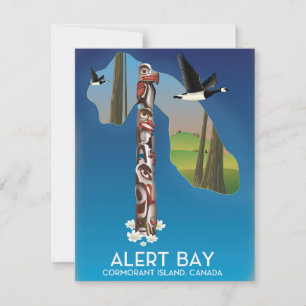 Alert Bay, Canada, travel poster
