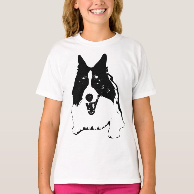 Alert Ears, Happy Heart T-Shirt (Front)