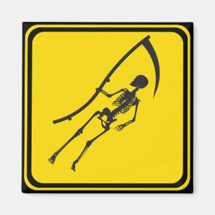Alert: Skeleton ahead! Magnet