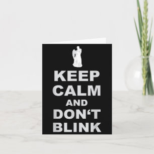 Alert - Weeng Angel - Keep Calm And Dont Blink 2 Card
