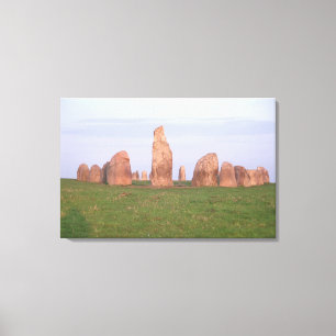 Ales Stenar 'ship setting' stone circle Canvas Print