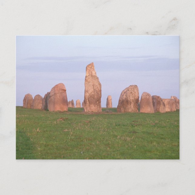Ales Stenar 'ship setting' stone circle Postcard (Front)