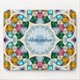 ALESSANDRA ~Gem Stone ~ Personalised Mouse Mat