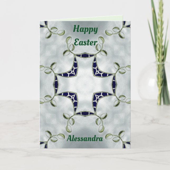 ALESSANDRA ~ Personalized Easter card pattern ~ (Front)