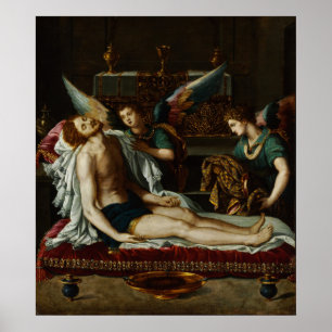 Alessandro Allori - Body of Christ Annointed Poster