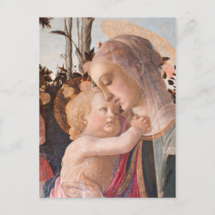Alessandro Botticelli's The Virgin and Child Postcard