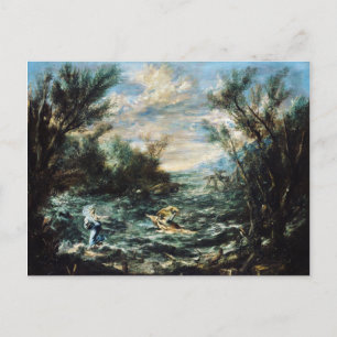 Alessandro Magnasco Christ at the Sea of Galilee Postcard