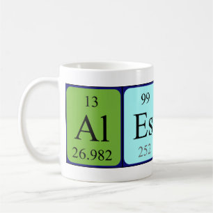 Alessio periodic table name mug