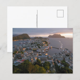Alesund Norway Holiday Postcard