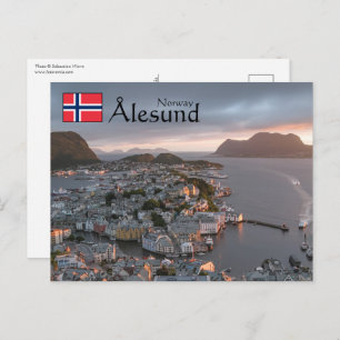 Alesund Norway Souvenir Postcard