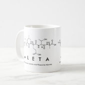 Aleta peptide name mug (Front Left)