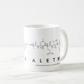 Aletha peptide name mug (Front Right)