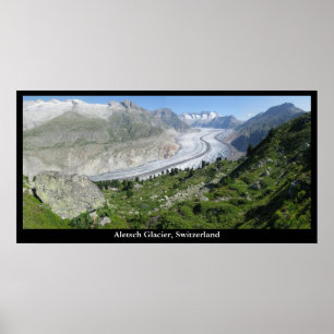 Aletsch Glacier, Switzerland Poster