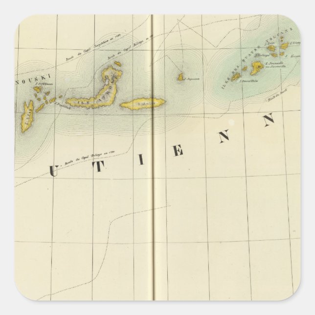 Aleutian Islands 39 Square Sticker (Front)